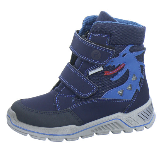 Ricosta Winterschuhe Jungen Grisu Blinker Blau-kombi