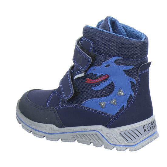 Ricosta Winterschuhe Jungen Grisu Blinker Blau-kombi