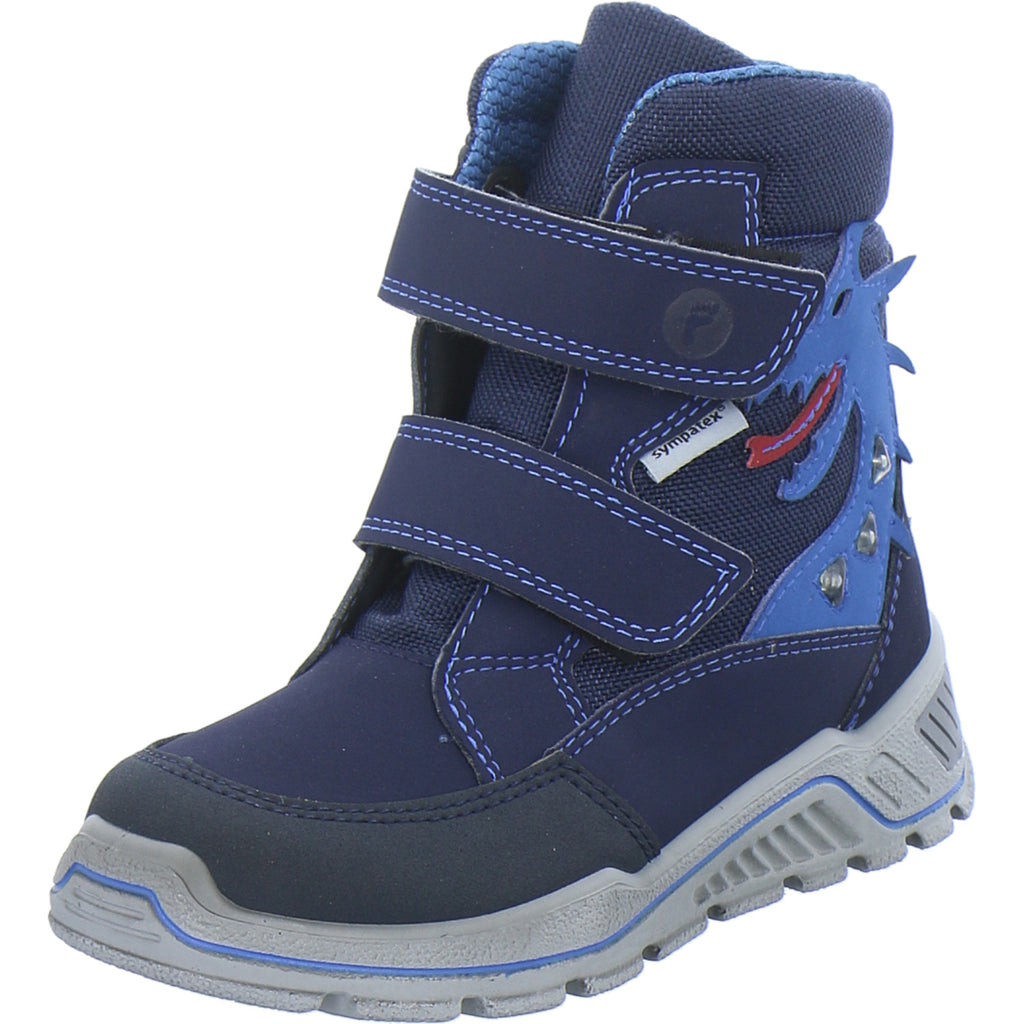 Ricosta Winterschuhe Jungen Grisu Blinker Blau-kombi