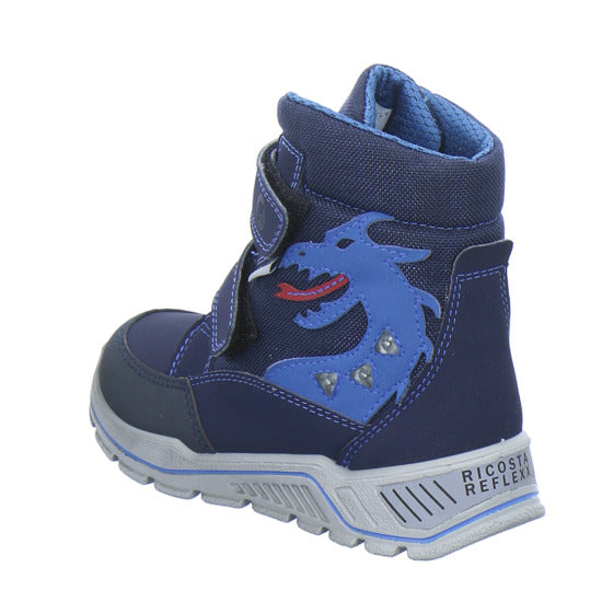 Ricosta Winterschuhe Jungen Grisu Blinker Blau-kombi