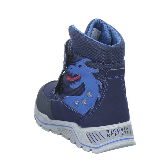 Ricosta Winterschuhe Jungen Grisu Blinker Blau-kombi
