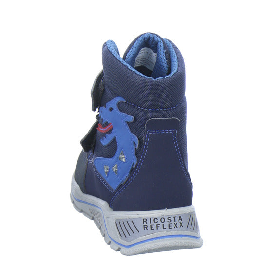 Ricosta Winterschuhe Jungen Grisu Blinker Blau-kombi