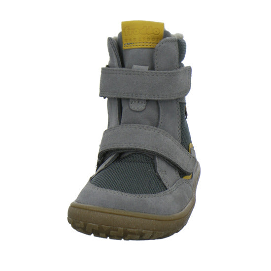Froddo Barefoot Winterschuhe warm gefüttert Grau-kombi - 360° Ansicht
