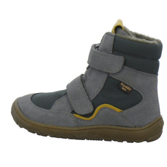 Froddo Barefoot Winterschuhe warm gefüttert Grau-kombi - 360° Ansicht