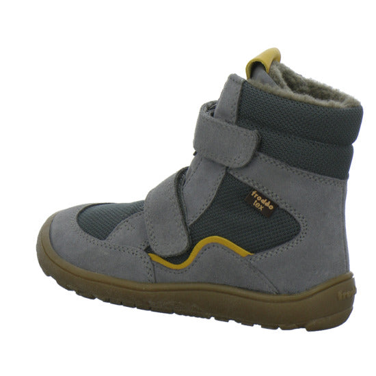 Froddo Barefoot Winterschuhe warm gefüttert Grau-kombi - 360° Ansicht