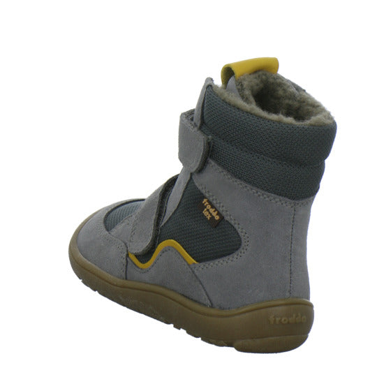 Froddo Barefoot Winterschuhe warm gefüttert Grau-kombi - 360° Ansicht