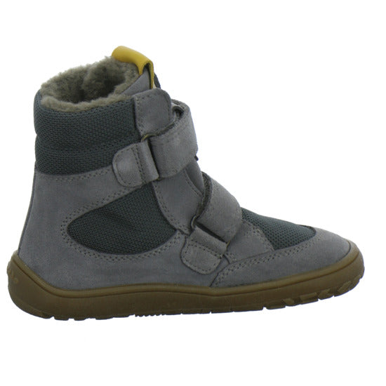 Froddo Barefoot Winterschuhe warm gefüttert Grau-kombi - 360° Ansicht