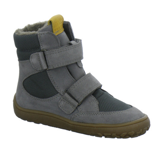 Froddo Barefoot Winterschuhe warm gefüttert Grau-kombi - 360° Ansicht