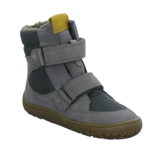 Froddo Barefoot Winterschuhe warm gefüttert Grau-kombi - 360° Ansicht