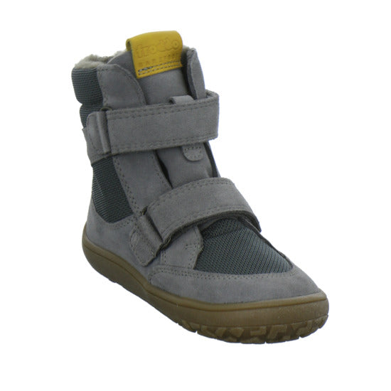 Froddo Barefoot Winterschuhe warm gefüttert Grau-kombi - 360° Ansicht