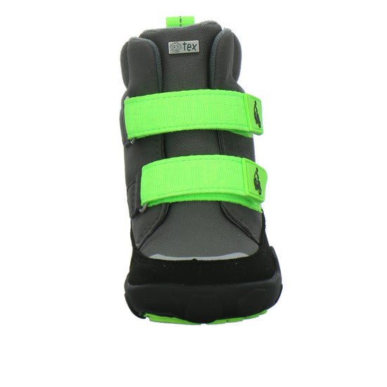 Affenzahn Vegan Comfy Winterschuhe warm gefüttert Grau-kombi - 360° Ansicht