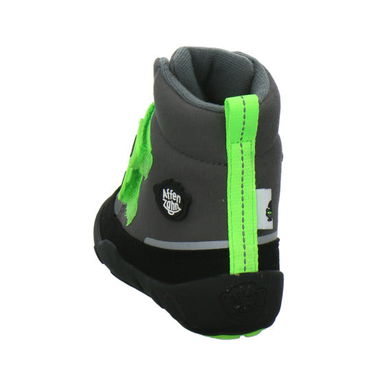 Affenzahn Vegan Comfy Winterschuhe warm gefüttert Grau-kombi - 360° Ansicht