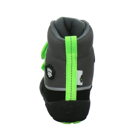 Affenzahn Vegan Comfy Winterschuhe warm gefüttert Grau-kombi - 360° Ansicht