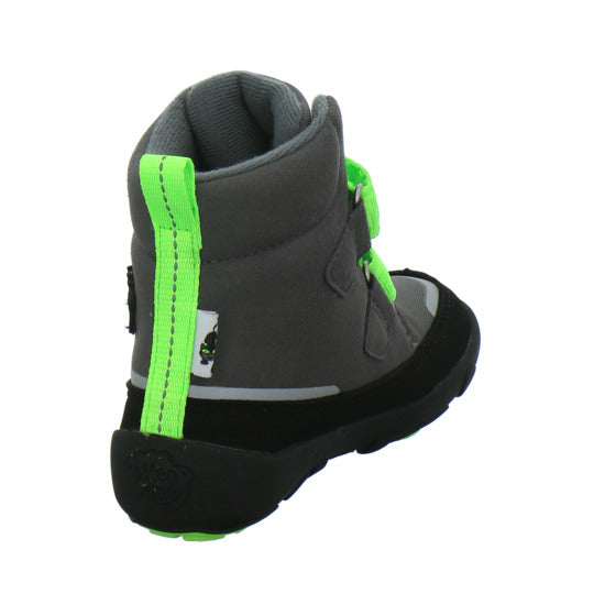 Affenzahn Vegan Comfy Winterschuhe warm gefüttert Grau-kombi - 360° Ansicht
