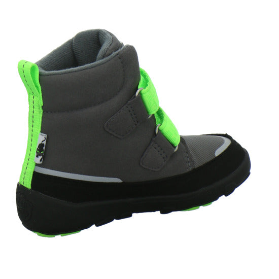 Affenzahn Vegan Comfy Winterschuhe warm gefüttert Grau-kombi - 360° Ansicht