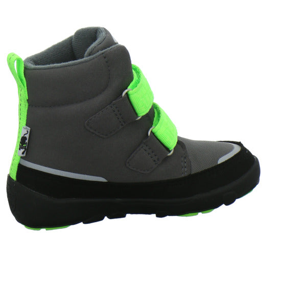 Affenzahn Vegan Comfy Winterschuhe warm gefüttert Grau-kombi - 360° Ansicht