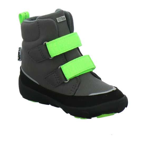 Affenzahn Vegan Comfy Winterschuhe warm gefüttert Grau-kombi - 360° Ansicht