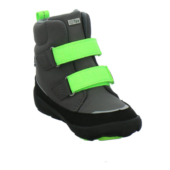 Affenzahn Vegan Comfy Winterschuhe warm gefüttert Grau-kombi - 360° Ansicht