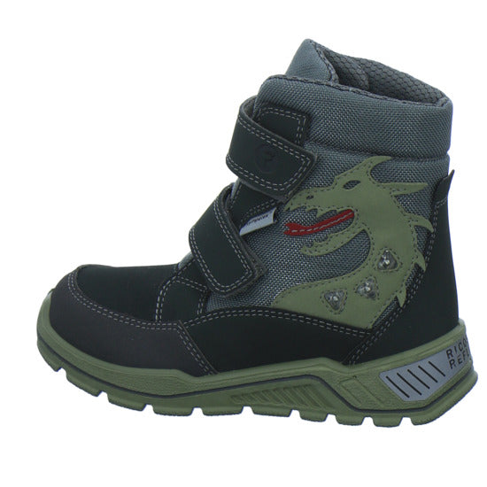 Ricosta Winterschuhe Jungen Grisu Blinker Grau-kombi