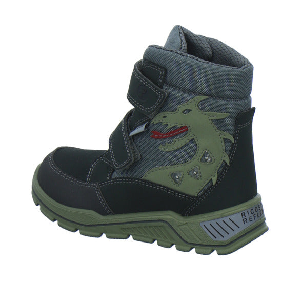 Ricosta Winterschuhe Jungen Grisu Blinker Grau-kombi