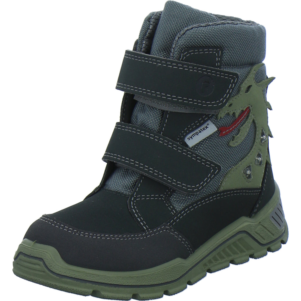 Ricosta Winterschuhe Jungen Grisu Blinker Grau-kombi