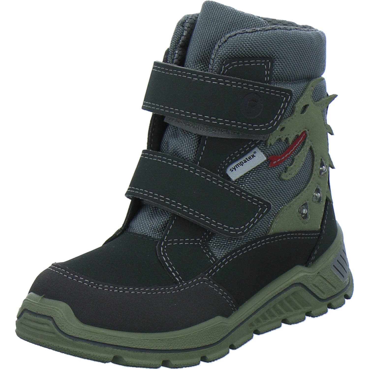 Ricosta Winterschuhe Jungen Grisu Blinker Grau-kombi