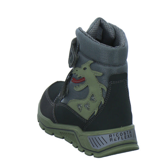Ricosta Winterschuhe Jungen Grisu Blinker Grau-kombi