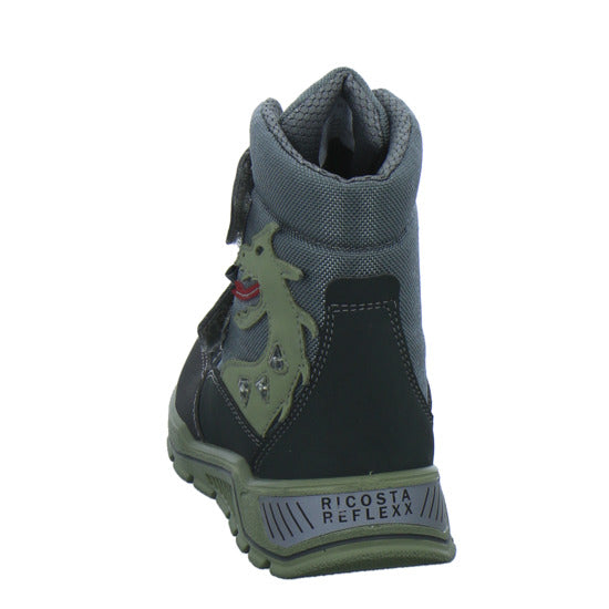 Ricosta Winterschuhe Jungen Grisu Blinker Grau-kombi
