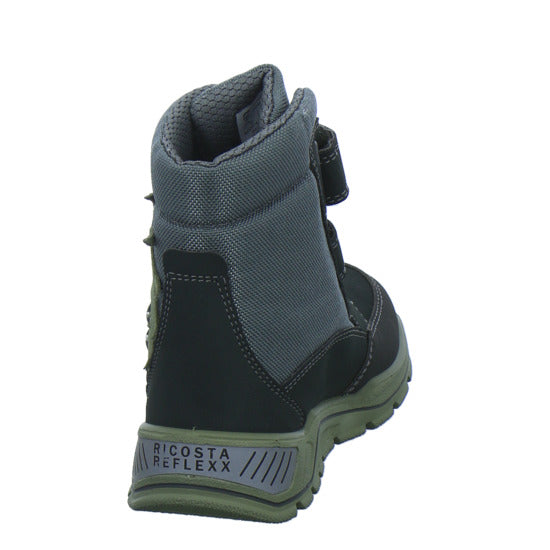Ricosta Winterschuhe Jungen Grisu Blinker Grau-kombi