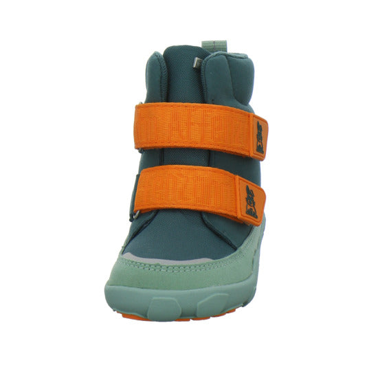 Affenzahn Vegan Comfy Winterschuhe warm gefüttert grün - 360° Ansicht