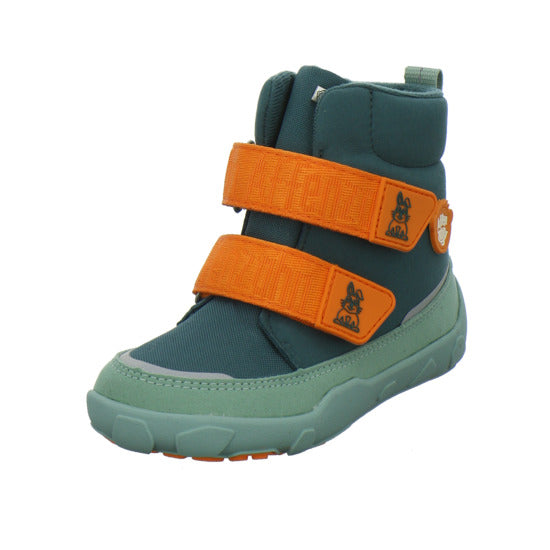 Affenzahn Vegan Comfy Winterschuhe warm gefüttert grün - 360° Ansicht