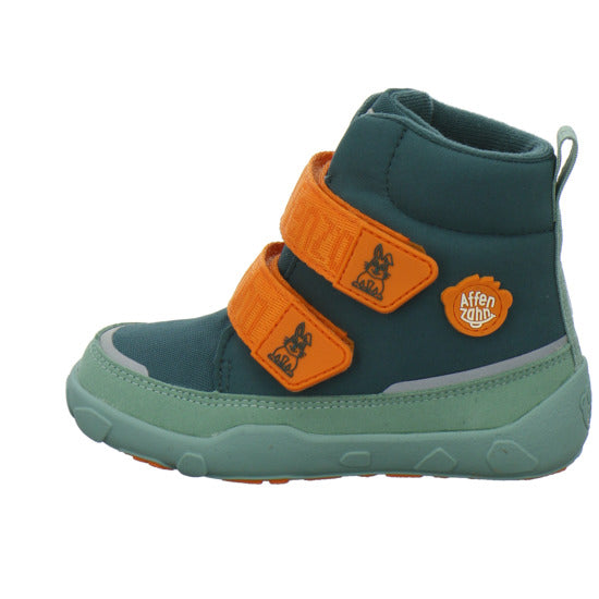 Affenzahn Vegan Comfy Winterschuhe warm gefüttert grün - 360° Ansicht