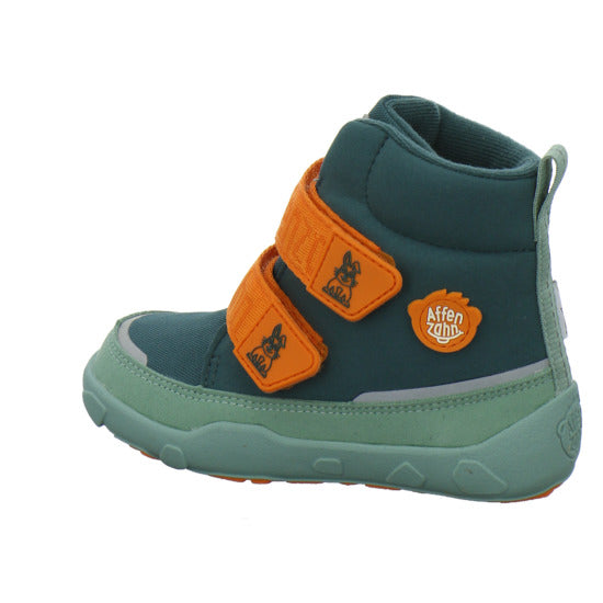 Affenzahn Vegan Comfy Winterschuhe warm gefüttert grün - 360° Ansicht