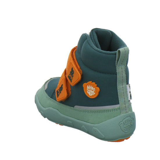 Affenzahn Vegan Comfy Winterschuhe warm gefüttert grün - 360° Ansicht