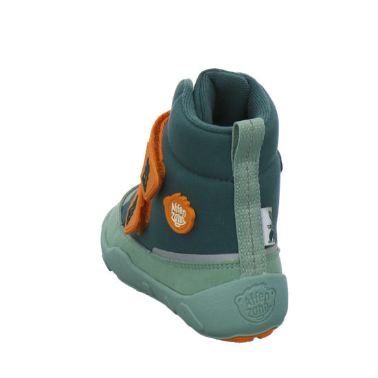 Affenzahn Vegan Comfy Winterschuhe warm gefüttert grün - 360° Ansicht