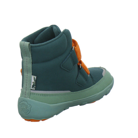 Affenzahn Vegan Comfy Winterschuhe warm gefüttert grün - 360° Ansicht