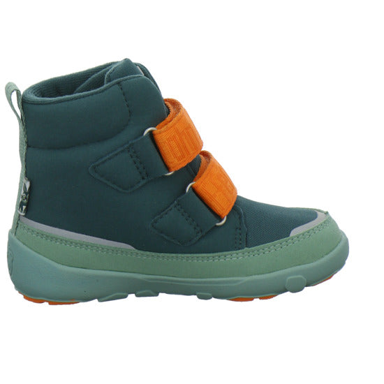Affenzahn Vegan Comfy Winterschuhe warm gefüttert grün - 360° Ansicht