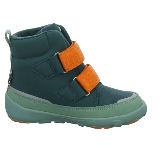 Affenzahn Vegan Comfy Winterschuhe warm gefüttert grün - 360° Ansicht