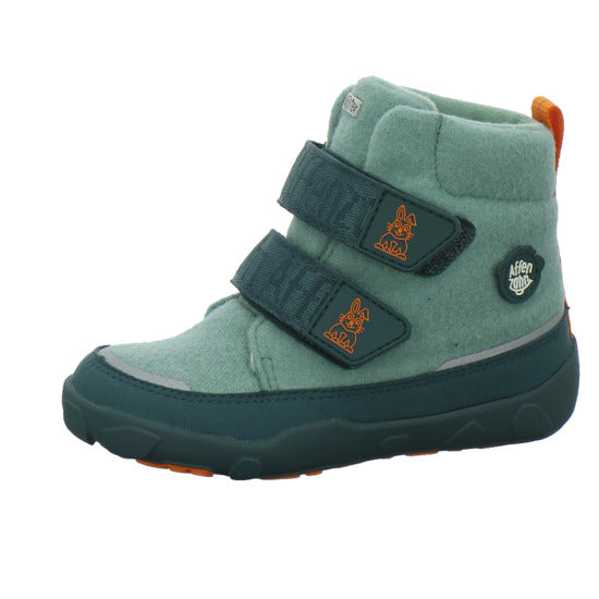 Affenzahn Winterschuhe Jungen Wolle Comfy grün