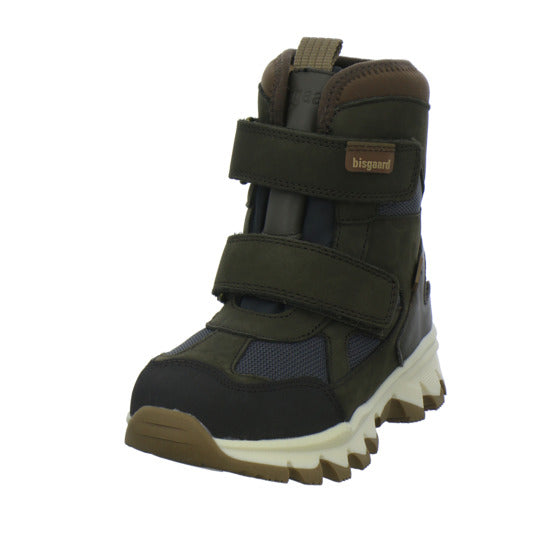 Bisgaard Edon Tex Winterschuhe warm gefüttert oliv - 360° Ansicht