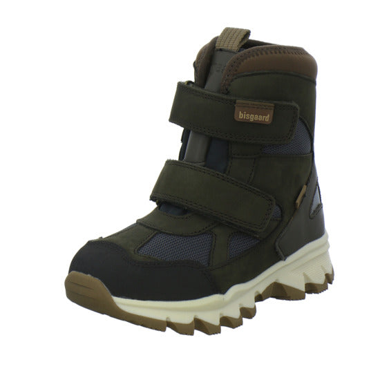 Bisgaard Edon Tex Winterschuhe warm gefüttert oliv - 360° Ansicht
