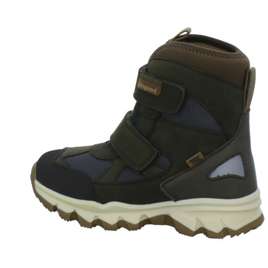 Bisgaard Edon Tex Winterschuhe warm gefüttert oliv - 360° Ansicht