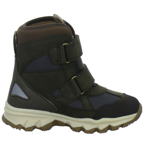 Bisgaard Edon Tex Winterschuhe warm gefüttert oliv - 360° Ansicht