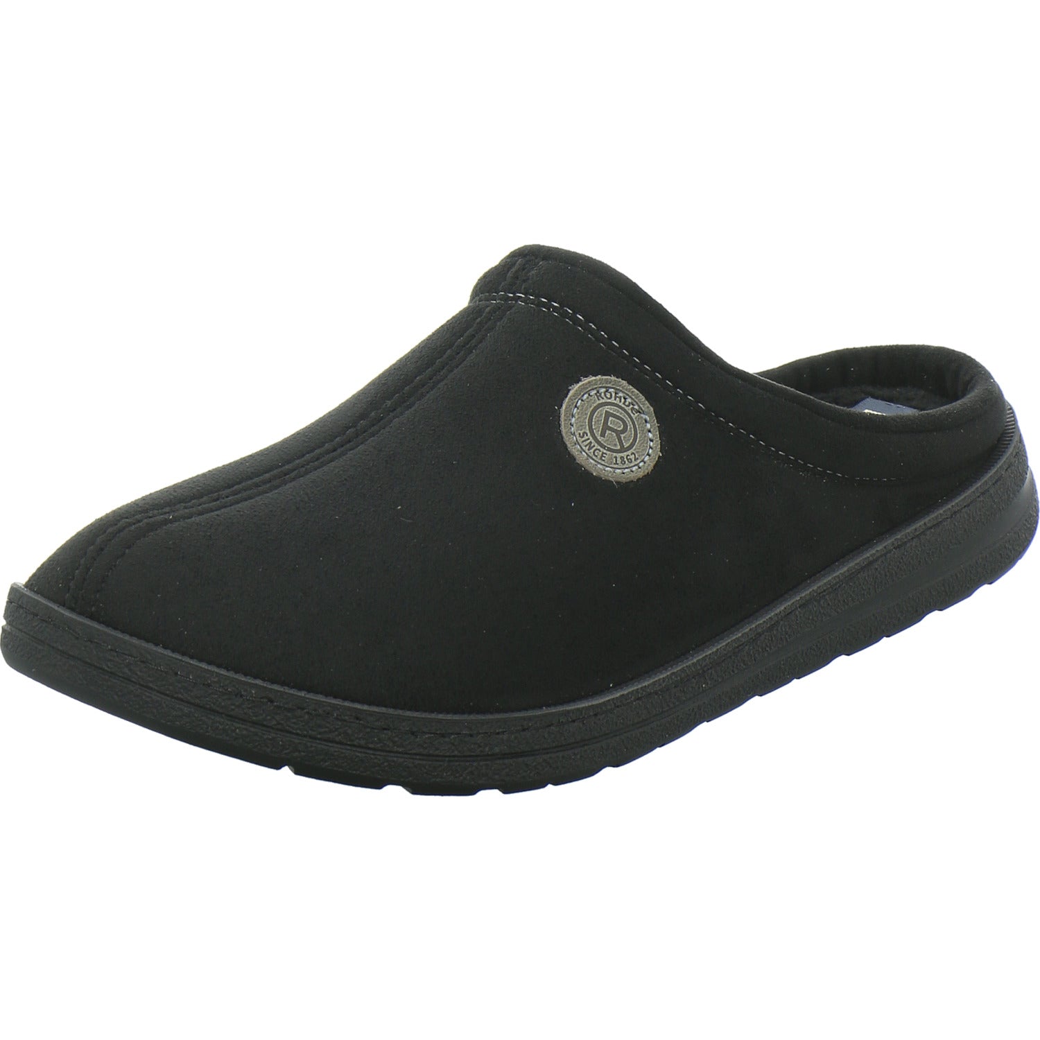 Rohde Hausschuhe Herren Herren Asiago Schwarz