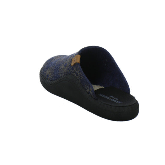 Josef Seibel Monaco D04 Hausschuhe Damen Blau-kombi - 360° Ansicht
