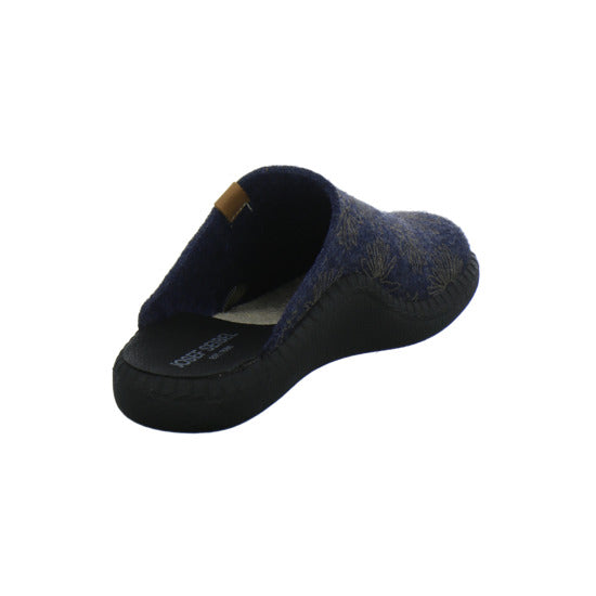 Josef Seibel Monaco D04 Hausschuhe Damen Blau-kombi - 360° Ansicht