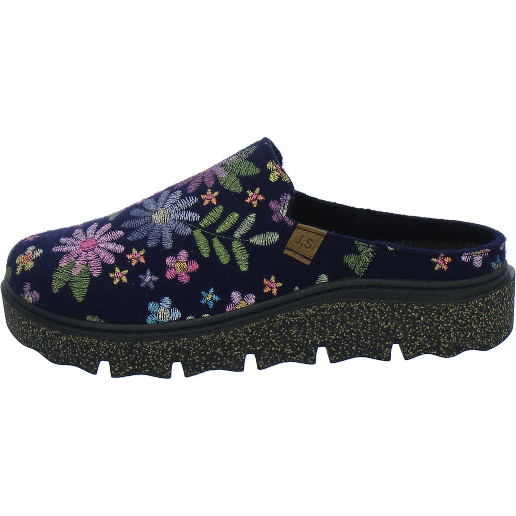 Josef Seibel Hausschuhe Damen Damen Carmaux Blau-kombi