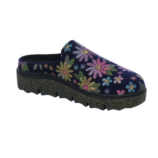 Josef Seibel Hausschuhe Damen Damen Carmaux Blau-kombi