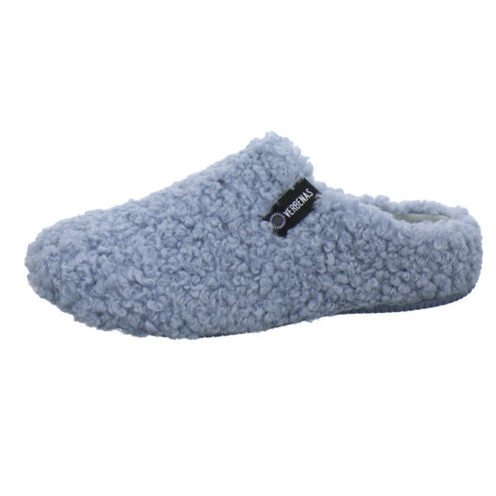 Verbenas York Hausschuhe Damen Hellblau - 360° Ansicht
