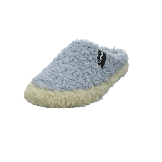 Verbenas Hausschuhe Damen Damen Yuma Curly Hellblau